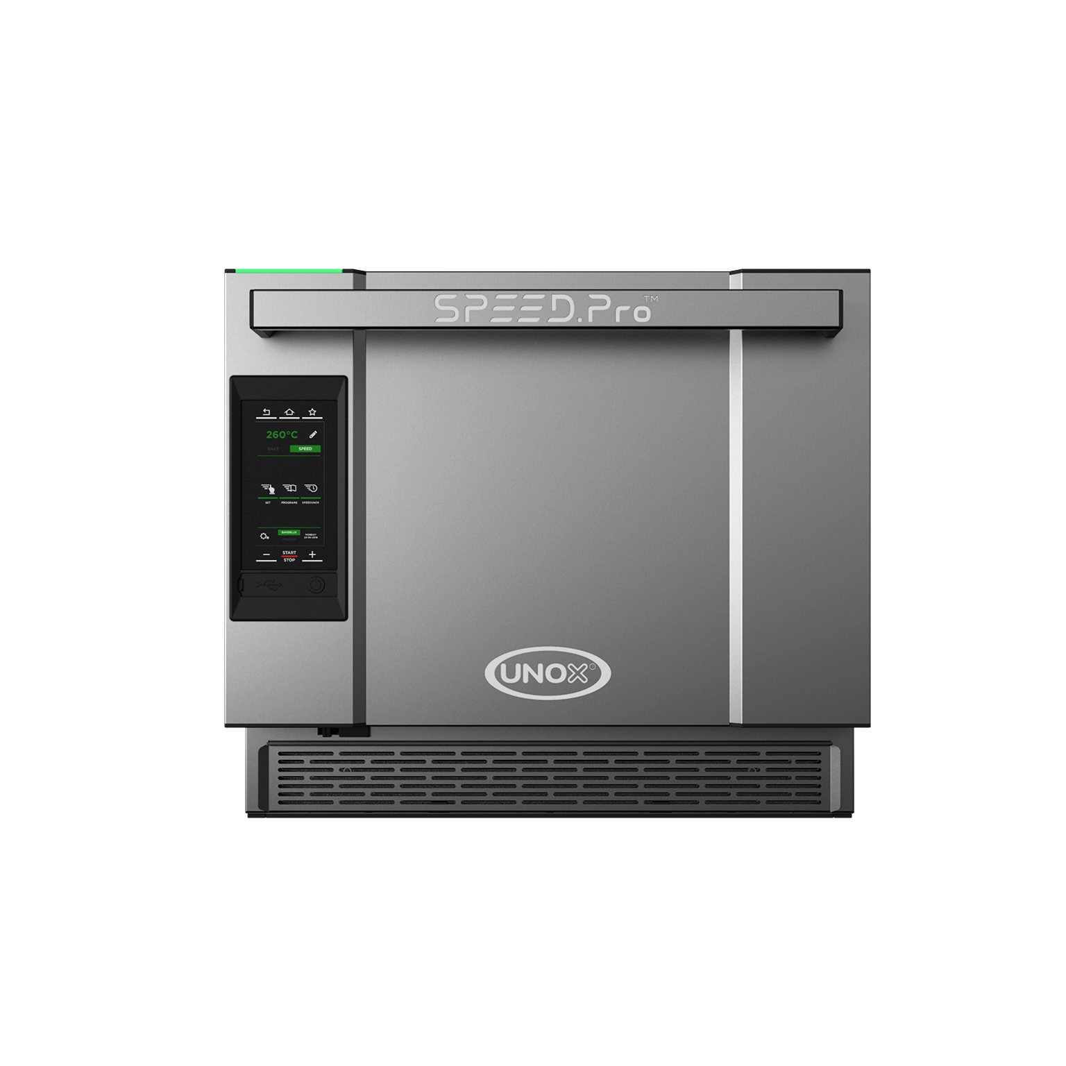 De Unox Speed Pro is een convectieoven en een snelbakoven in één apparaat : Gegarandeerd de eerste en enige snelbakoven in de wereld.